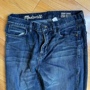 Madewell skinny skinny high riser jeans size 26